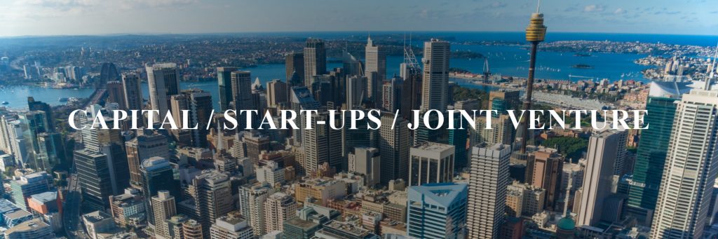 Capital - Start-ups - Joint Ventures